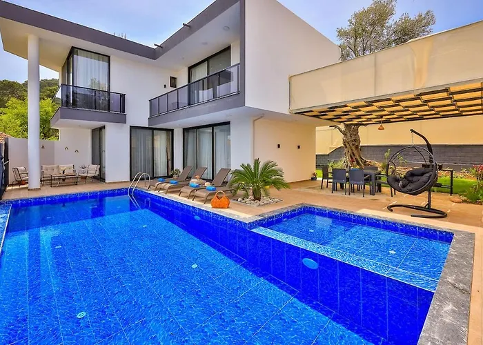 Luxury With Private Pool For 4 People In Patara فيلة *